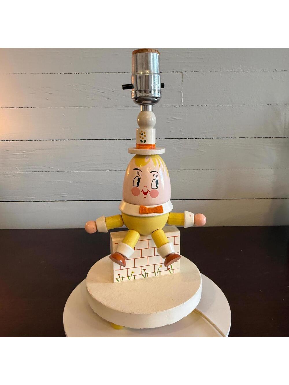 Humpty Dumpty Bedside Nursery Lamp - 1978